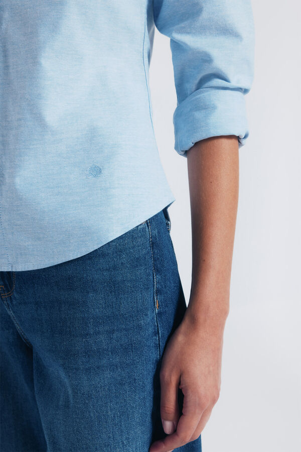 Springfield Oxford cotton shirt blue