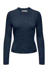 Springfield Textured jersey-knit jumper plava