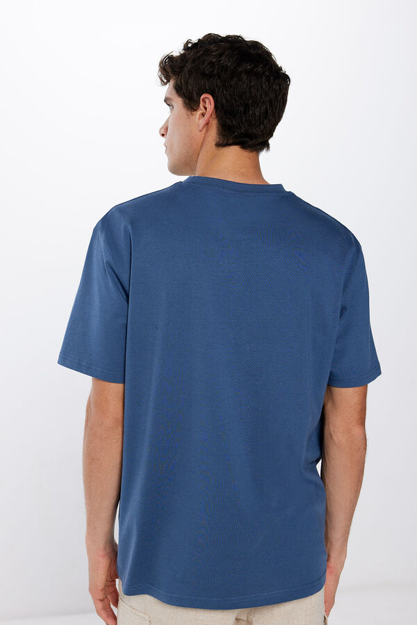 Springfield T-shirt bandana azul