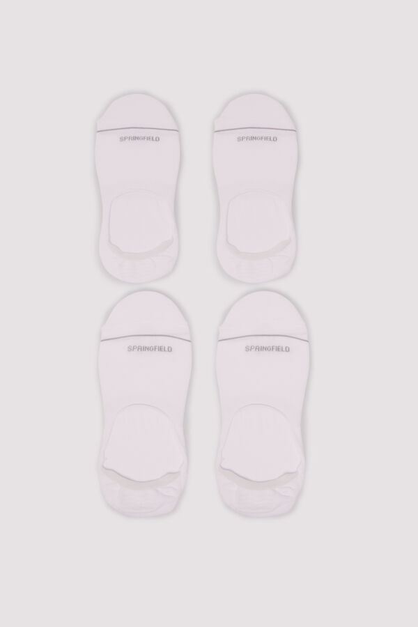 Springfield Plain invisible socks white