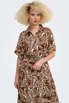 Only Vestido largo de lino
