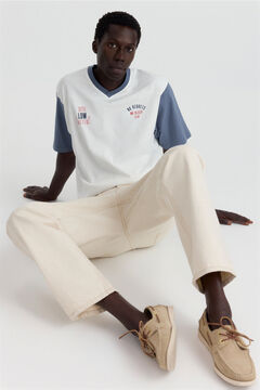 Springfield Low battery T-shirt beige