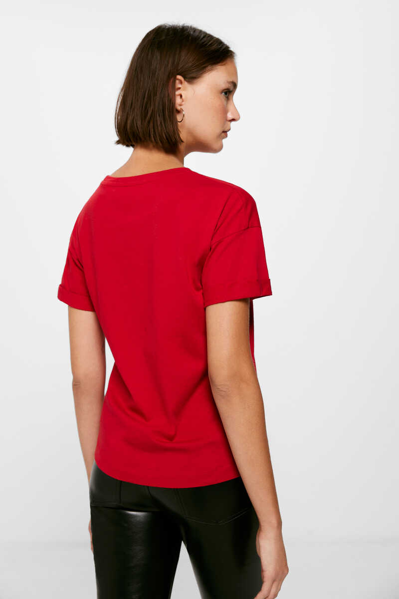 Springfield T-shirt « Mickey & Co » rouge