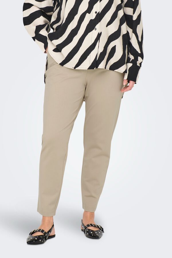 Only Carmakoma Plus size chinos grey