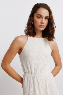 Springfield Vestido midi halter crochet