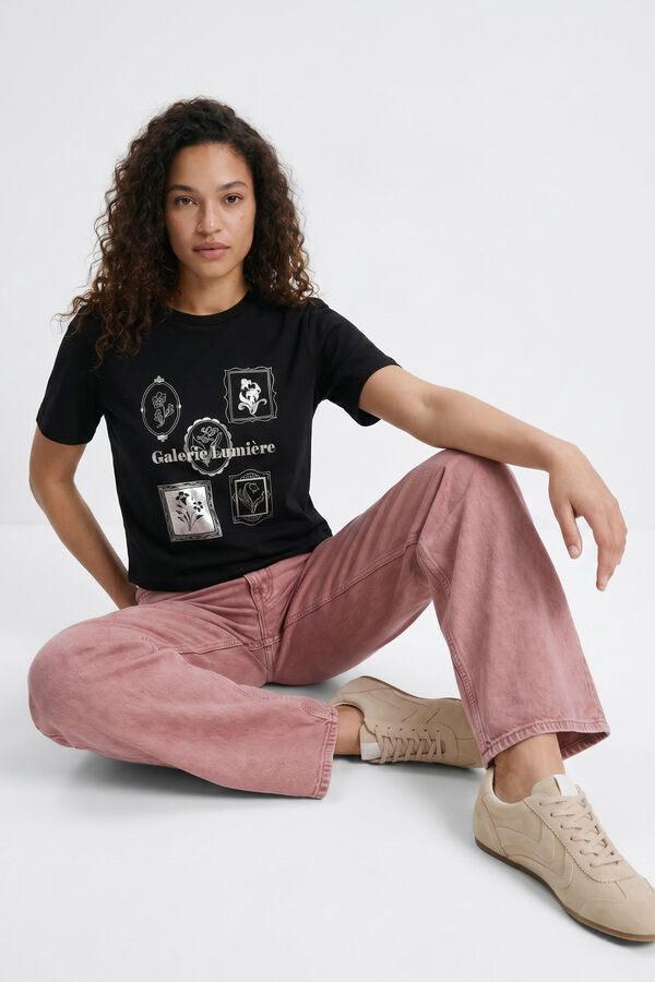 Tiffosi Camiseta manga corta negro