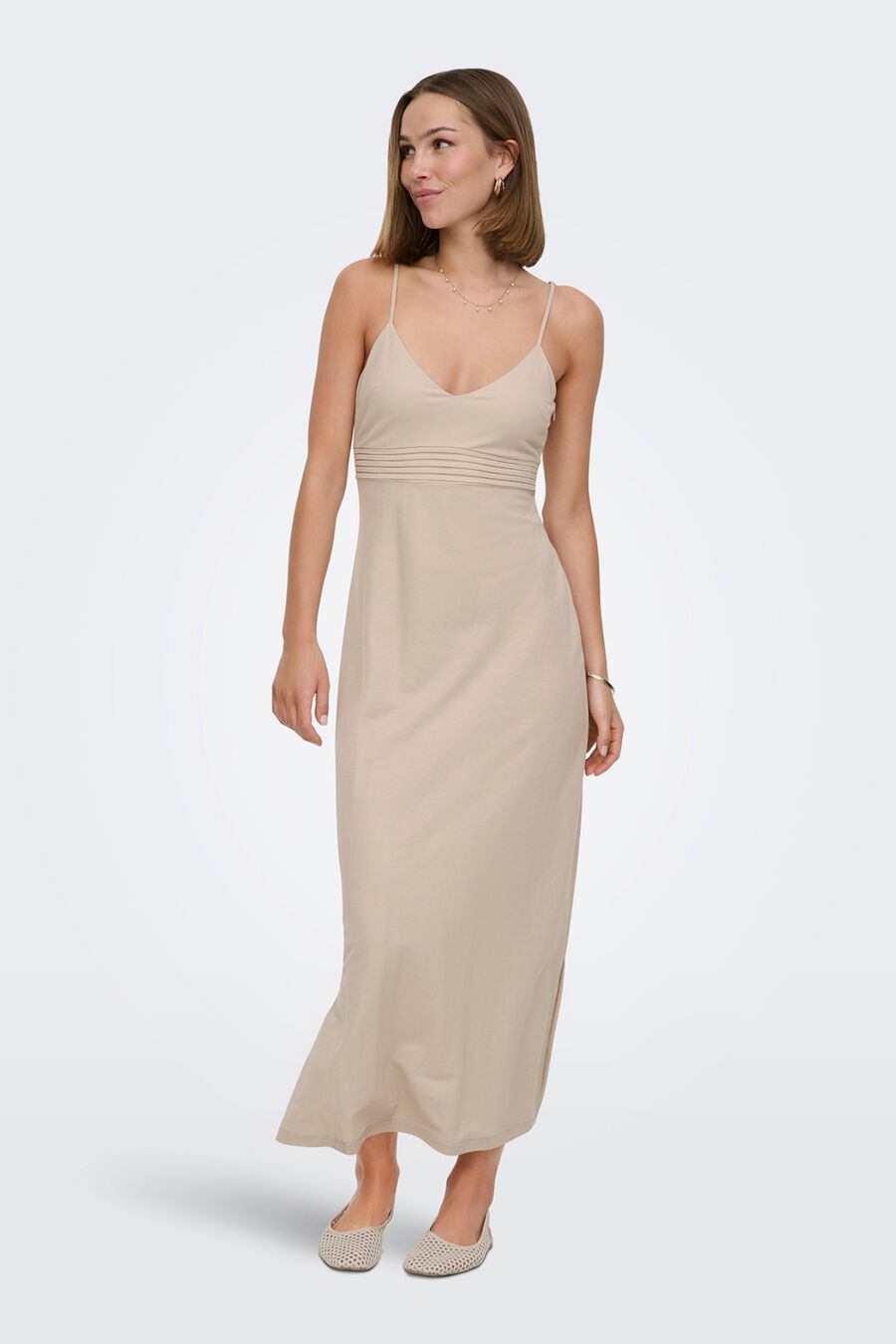 Vestido largo de tirantes