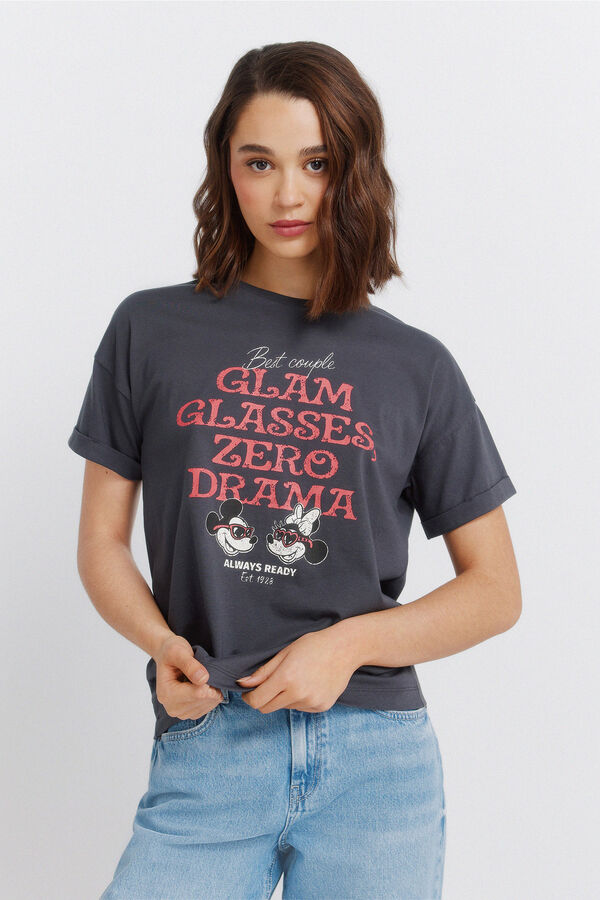 Springfield Disney short sleeve T-shirt grey