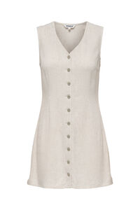 Only Vestido corto de lino