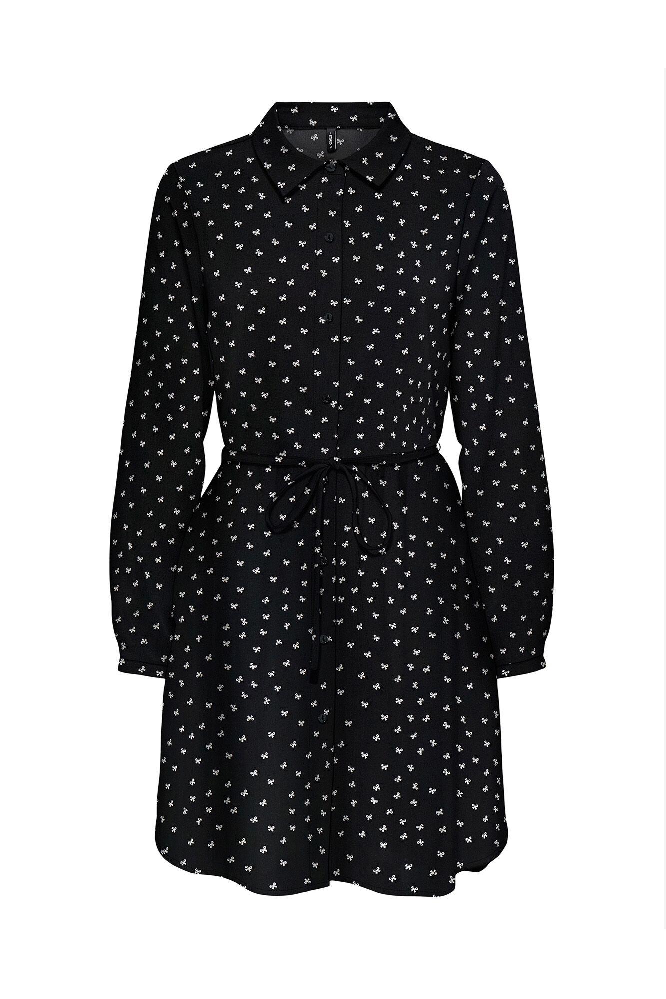 Only Vestido curto camiseiro