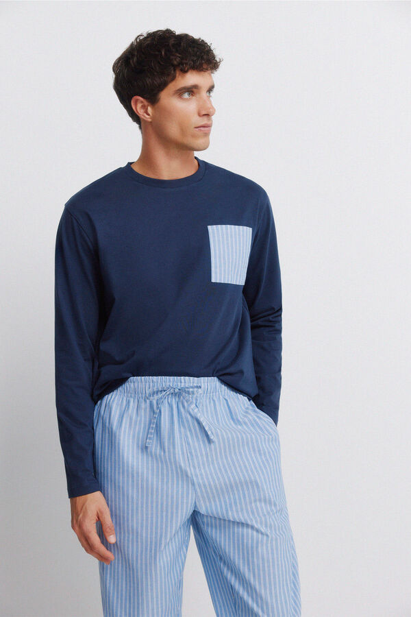 Springfield Striped long pyjamas blue