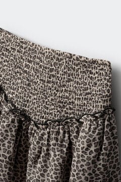 Springfield Kids Kratka suknja sa karnerima za devojčice