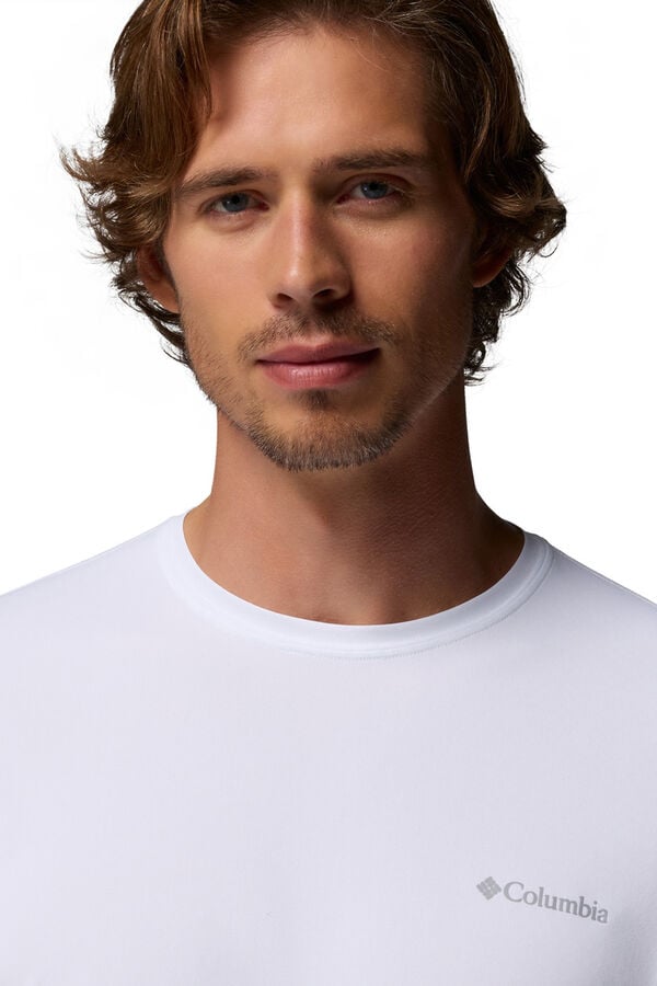 Columbia Technical short sleeve round neck T-shirt white