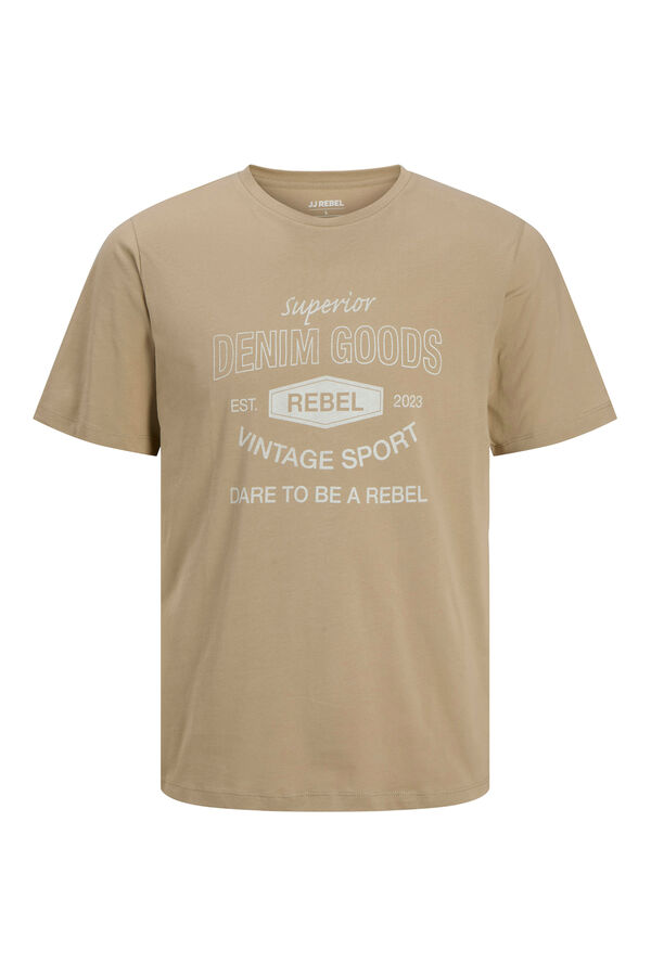 JJ REBEL Camiseta regular fit gris