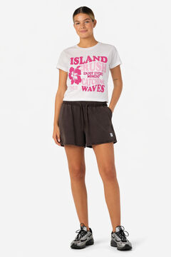 Noisy May T-shirt de manga curta estampada