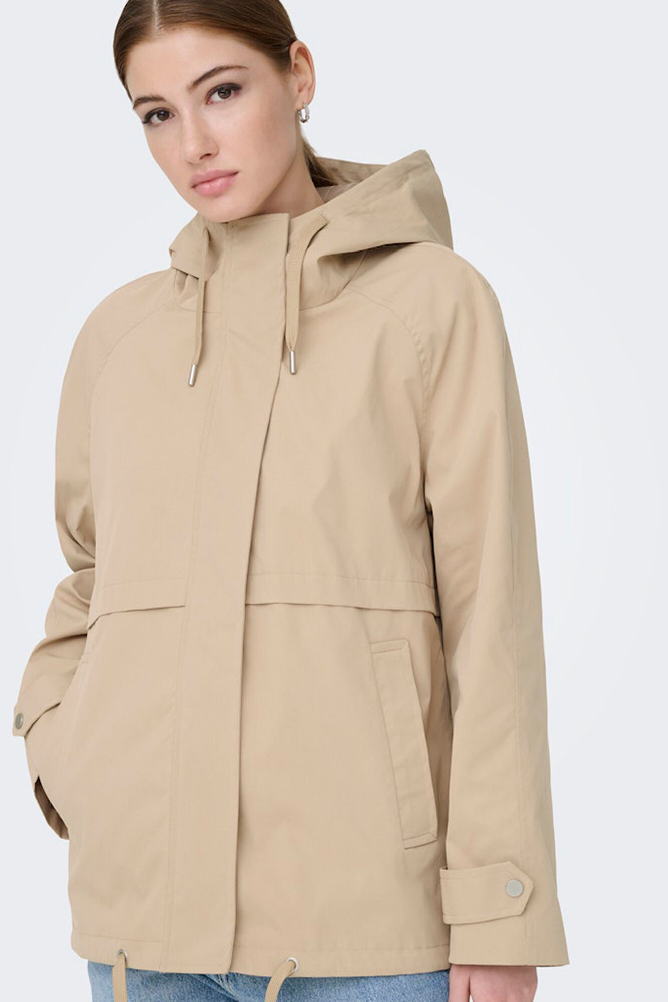 Only Casaco com capuz