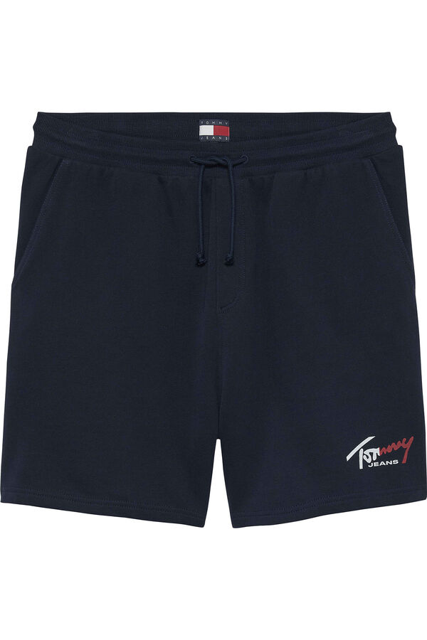 Tommy Jeans Cotton short trousers blue