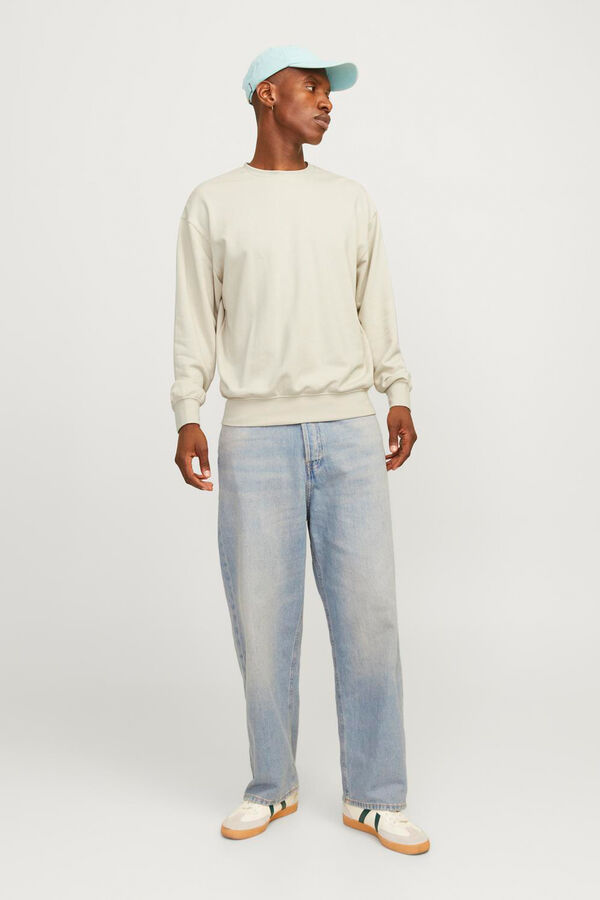 Jack & Jones Sudadera relaxed fit gris