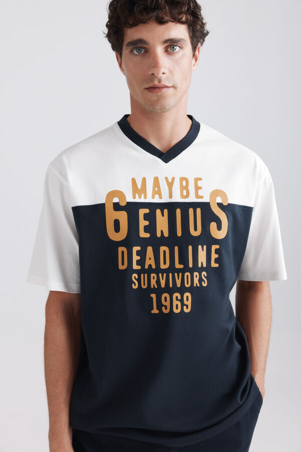 Springfield Genius T-shirt blue