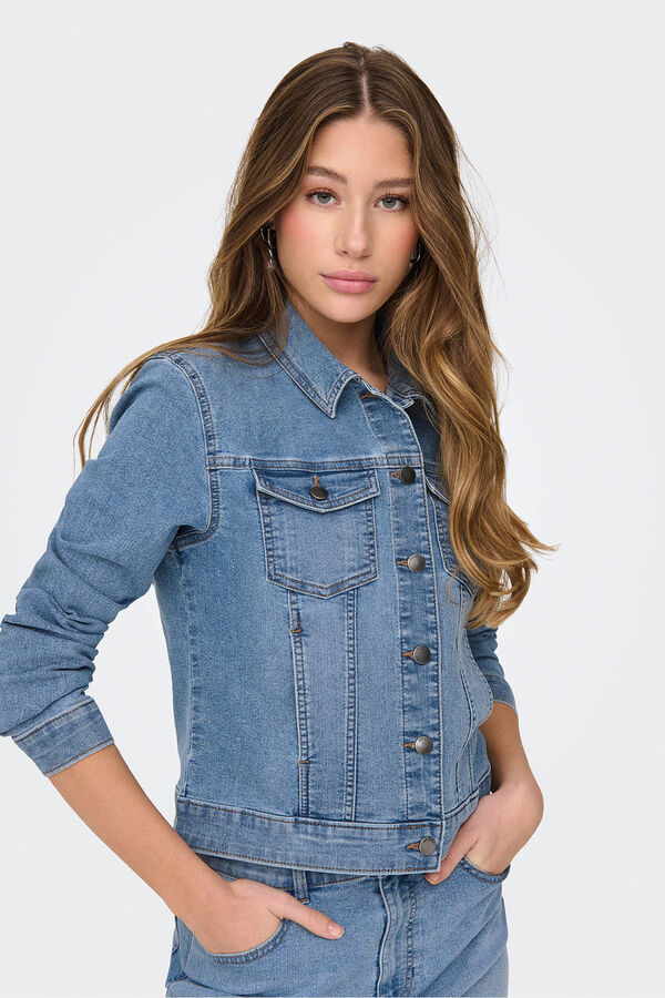 JDY Denim jacket blue