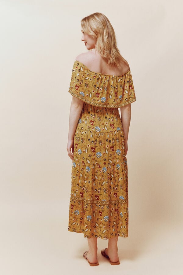 Springfield Haljina sa motivom Santorinija Žuta