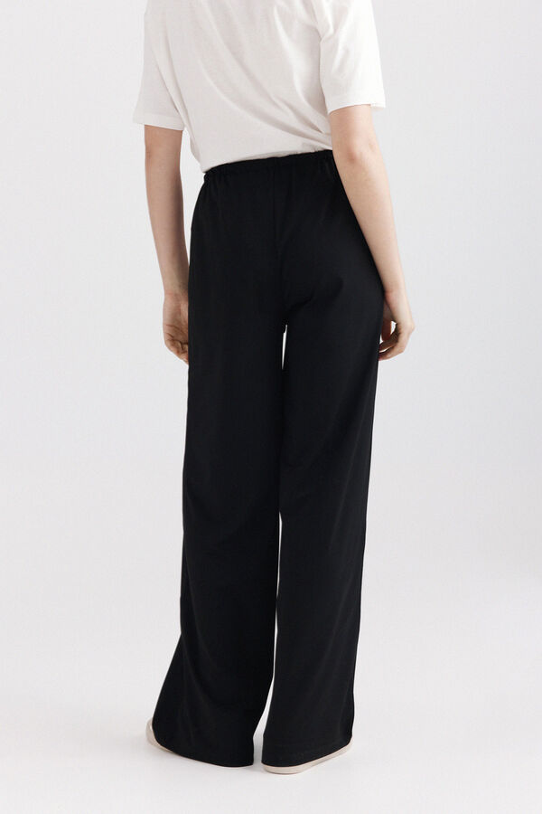 Springfield Fluid viscose trousers black