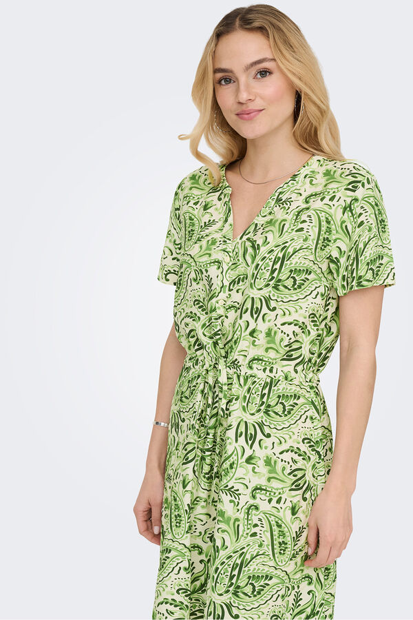 JDY Print short dress white