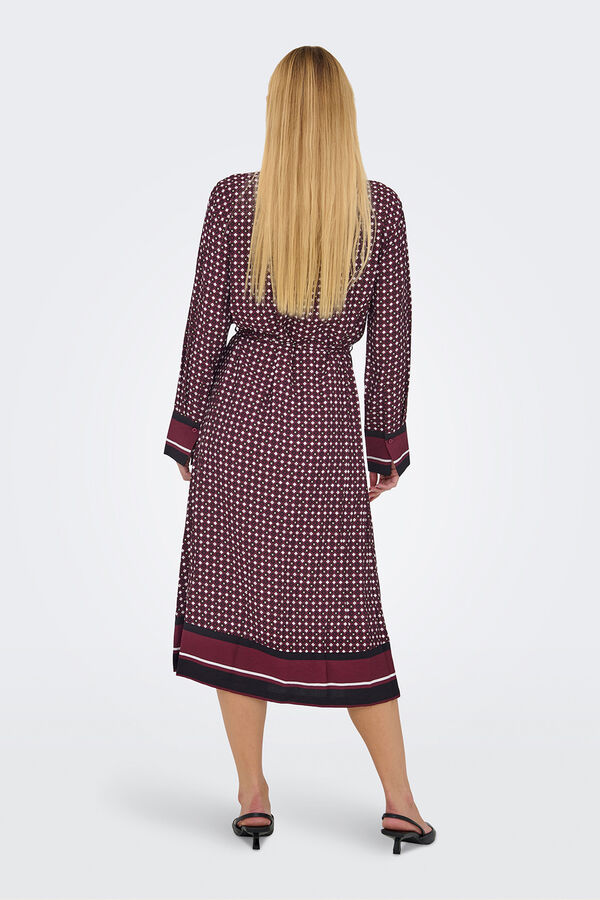 JDY Midi dress Crvena