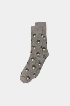 Springfield Duge čarape od brokule Siva