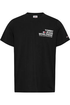 Springfield Camiseta de hombre Tommy Jeans. negro