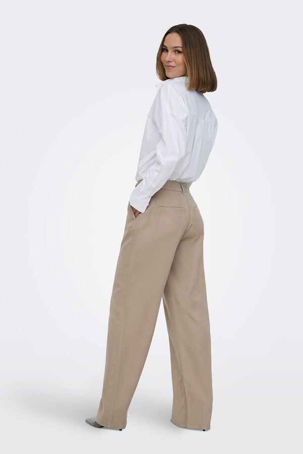 Only Pantal&oacute;n chino beige
