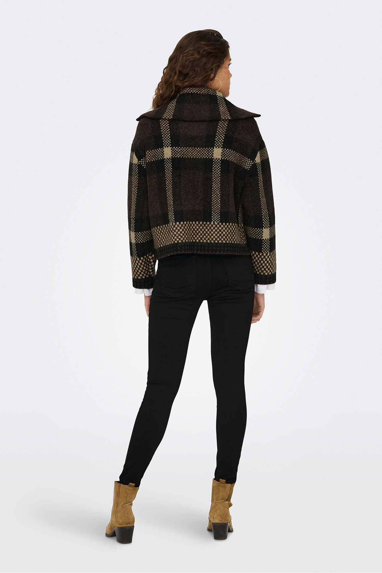 JDY Malha de casaco com fecho-&eacute;clair