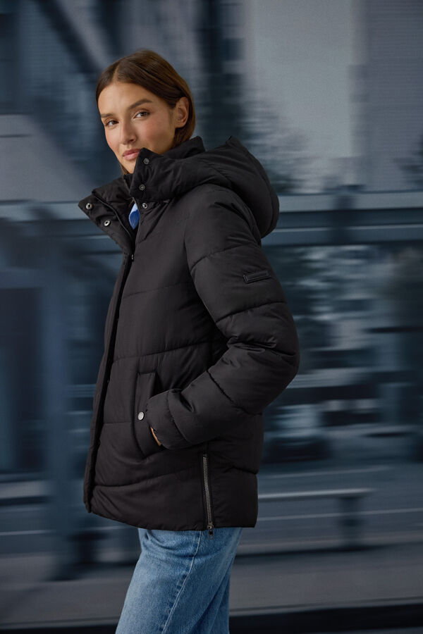 Springfield Veste matelass&eacute;e r&eacute;sistante &agrave; l'eau noir