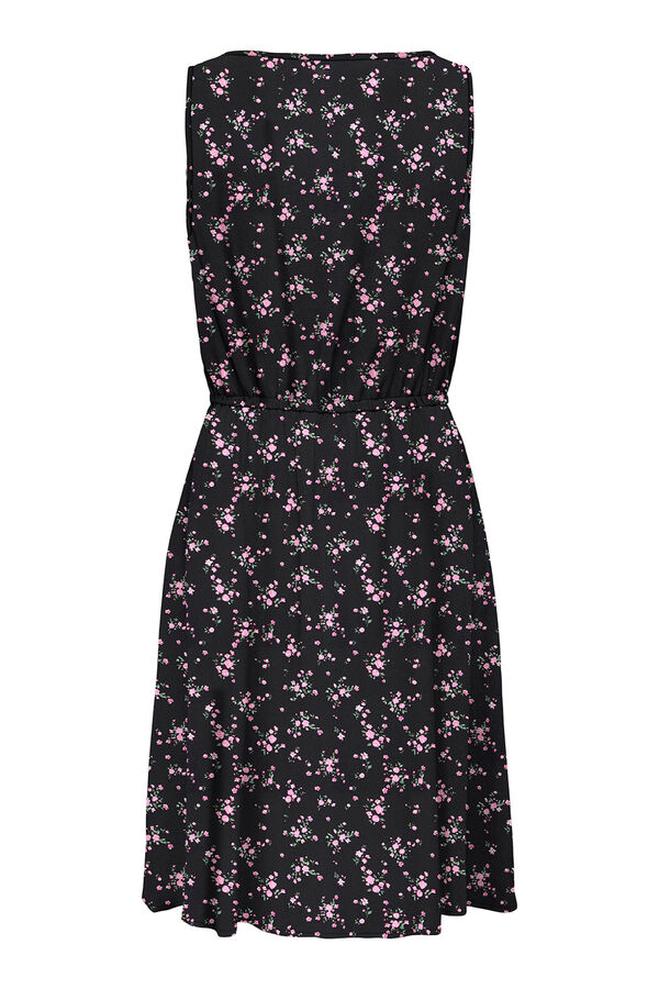 Only Vestido corto tirantes gris