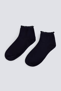 Springfield Kurze Lurex-Rippstrick-Socken