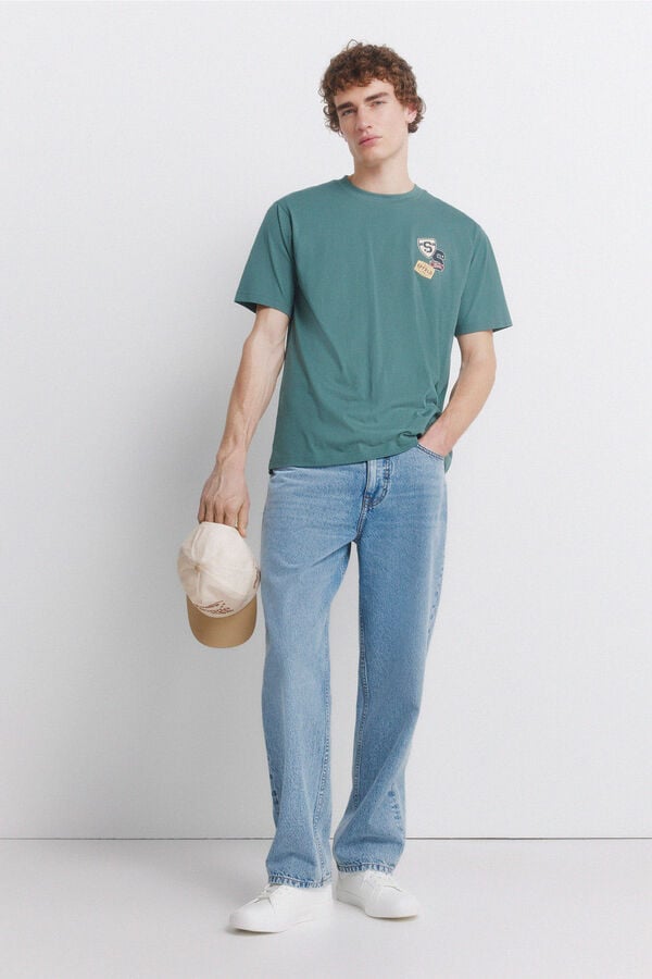 Springfield Logo T-shirt Springfield blue