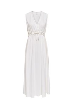 Only Langes Leinenkleid