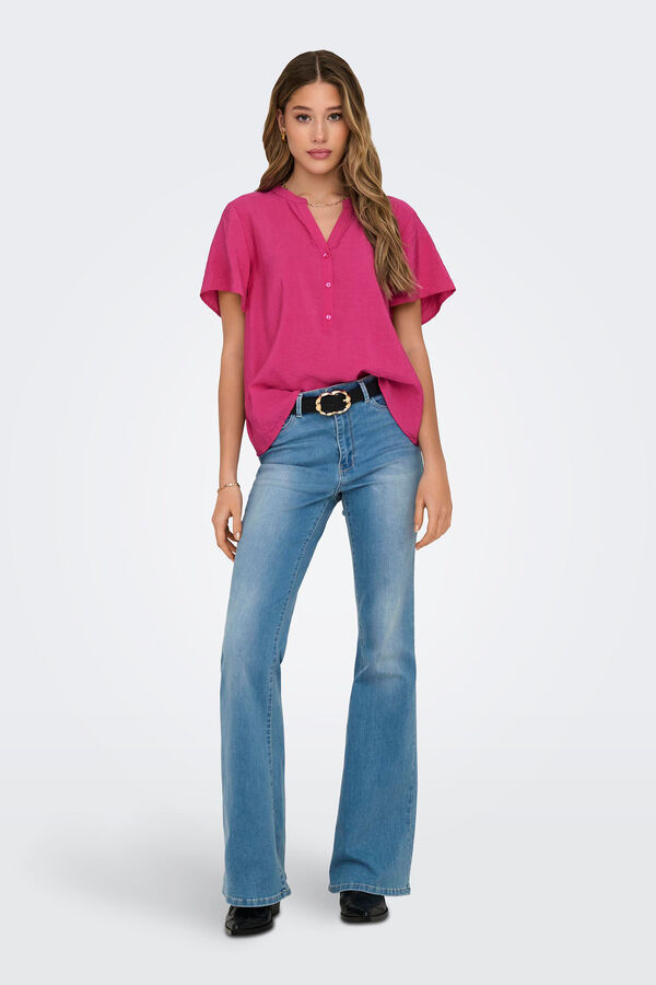 Springfield Short-sleeved blouse purple