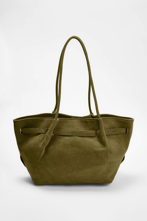 Trendyol Bolso shopper de ante verde
