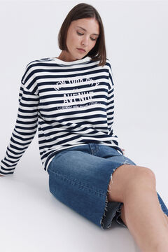 Springfield Striped fine knit jumper