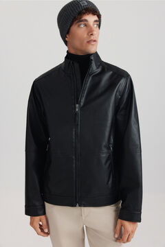 Springfield Faux leather jacket