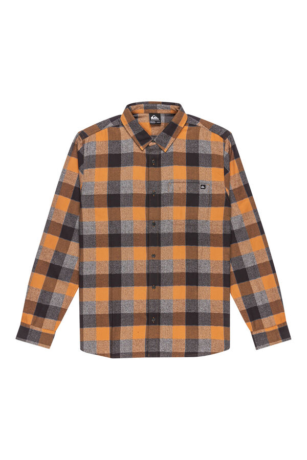 Quiksilver Motherfly Plaid - for men long sleeve Shirt Print