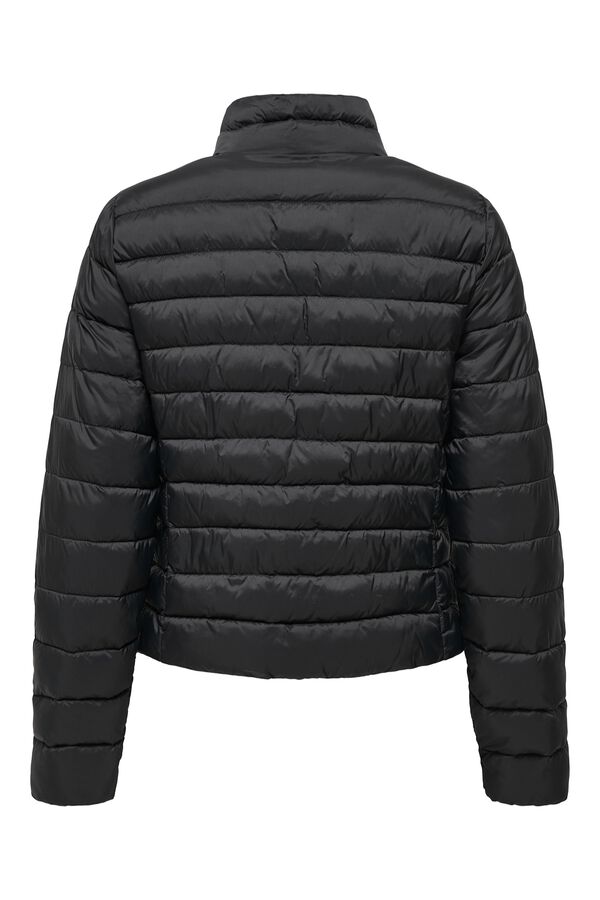 Only Puffer jacket with zip fastening black