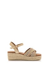 MTNG Platform sandals printed