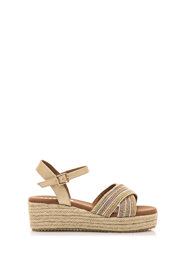 MTNG Platform sandals printed