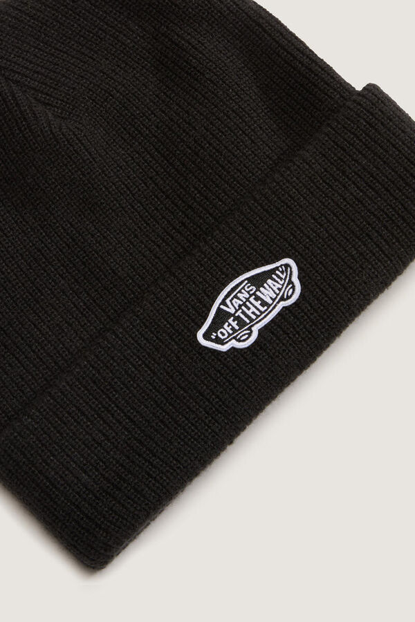 Vans Gorro cl&aacute;sico con dobladillo negro
