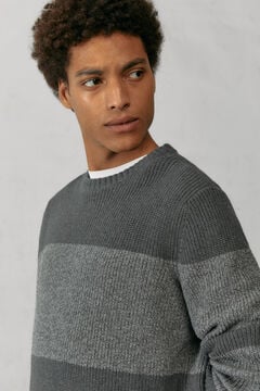Springfield Purl knit jumper grey mix