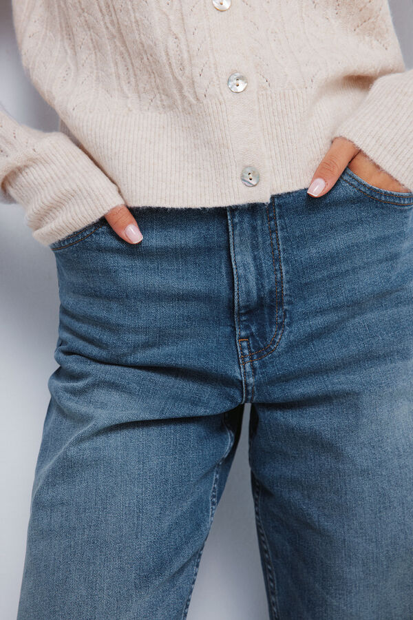 Springfield Cardigan en pointelle blanc