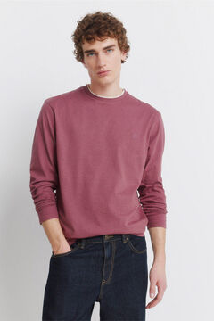 Springfield long sleeve T-shirt with double melange effect