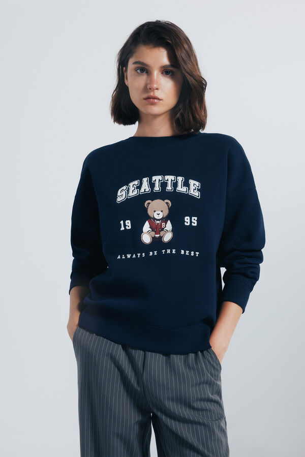 Springfield City graphic sweatshirt blue